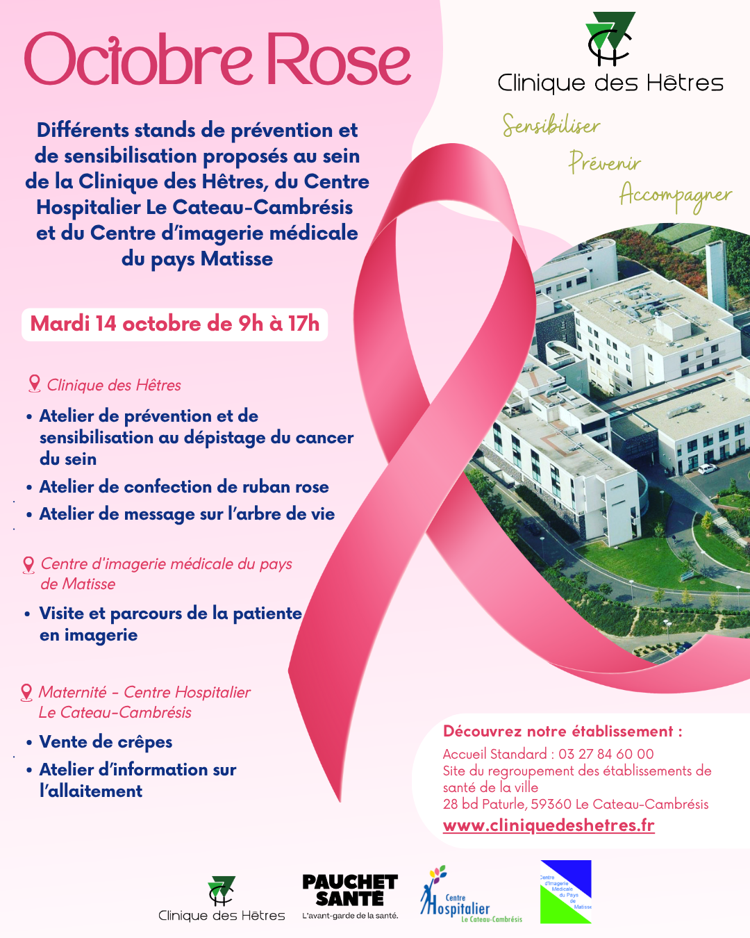 Octobre Rose - Clinique des Hêtres